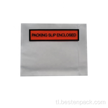 pasadyang self adhesive packing slip na nakapaloob